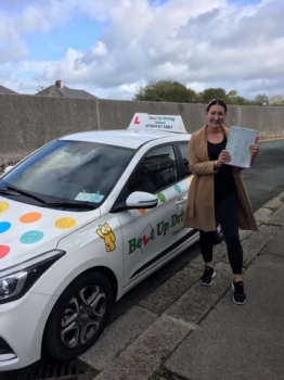 Congratulations Amie on passing your Part 2 qualifying test to become a driving instructor.