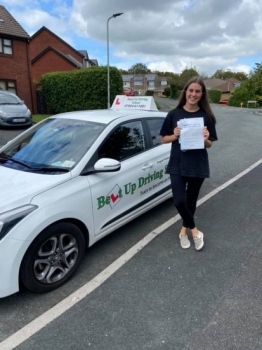 Congratulations Imogen James on passing your driving test today!  Well done, and just in time to go off to Uni too!!  Stay safe.