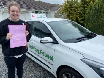 My beautiful daughter who, despite the lockdowns and the lack of tests, took and passed her test 1st time.  I´m very proud.  Stay safe sweetheart. x