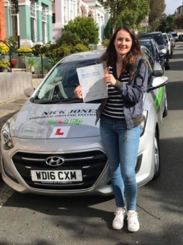 Massive congratulations to my student Adriana on passing her Driving Test this morning !!!!! Stunning drive Adriana and sorry I cried when you got your result