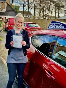 Nick is an amazing driving instructor, he is very calm and patient, he made me feel at ease from the beginning of our lessons all the way through to my test! I am now a confident driver due to Nicks teaching strategies and methods when coping with all situations on the roads. I have really enjoyed learning with you Nick…and i will miss our chats!£😆