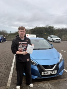 Well done Joshua on an amazing pass today with just one minor fault. You have been flawless in your effort and ability and I’m proud to have been given the privilege of guiding you on this journey. Enjoy the open roads and stay safe.