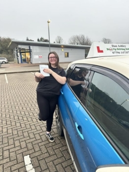 The biggest of congratulations goes to Kay for passing her test today. 🎉<br />
You used the coping mechanisms you have learned in the car and didn’t let your nerves get the better of you. You did it! 🎉<br />
I’m super pleased to have helped you achieve your dream.<br />
Enjoy your freedom and stay safe on the roads 🚙😁