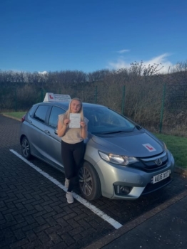 Feel Good Friday. Congratulations @x.lolatiley on@passing your test first time this morning with only four minor faults. It’s been a pleasure being your instructor, stay safe on those roads and remember in your own words, ‘what are you not?’ #drivingtestpassed #firsttimepass #drivinginstructorplymouth #plymouthdrivinginstructor #beltupdrivingschool