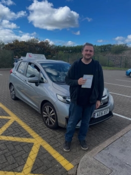 Another good day for me. Congratulations Sweeney on passing your test with only two driver faults. Best wishes for the future and stay safe on those roads #drivingtestpass #beltupdrivingschool #jobsatisfaction